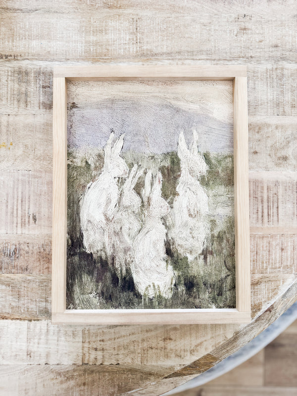 Meadow Bunnies Wall Art