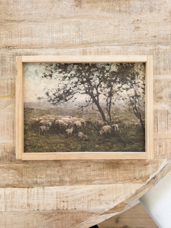 Moody Sheep Wall Art