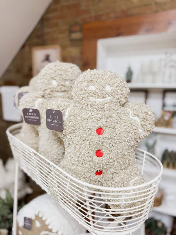 Gingerbread Man Pillow