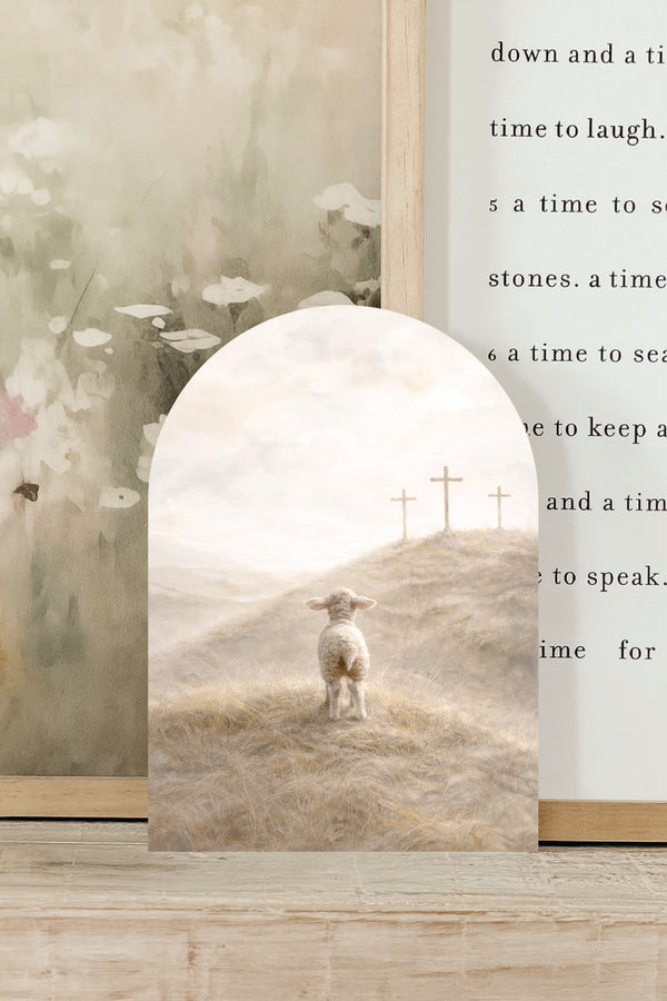 Lamb and Three Crosses, Arch