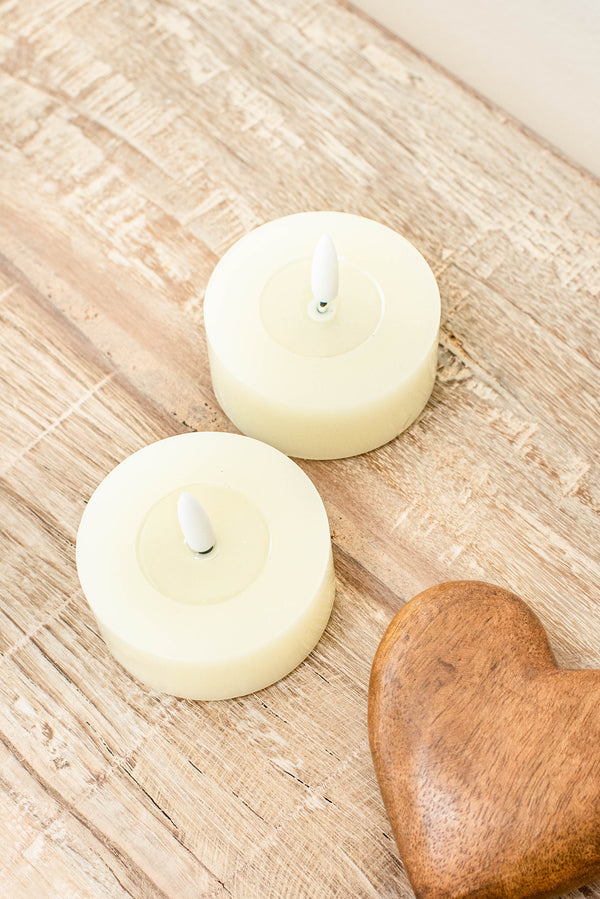 Oversized Melting Tealight Candles, Set of 2