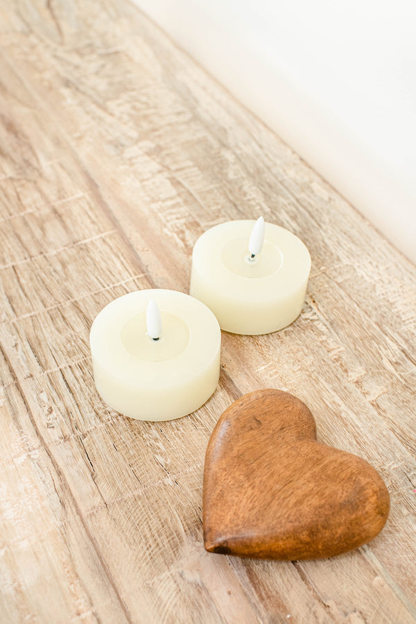 Oversized Melting Tealight Candles, Set of 2