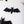 Load image into Gallery viewer, Black Metal Bats, Set of Five
