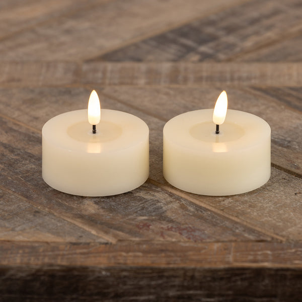 Oversized Melting Tealight Candles, Set of 2