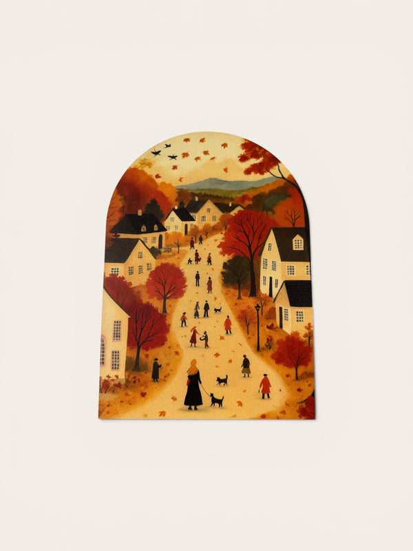 Fall Village Arch