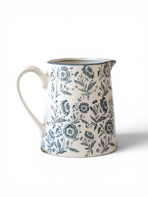 Blue Primrose Pattern Pitcher