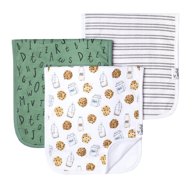 Oversized Burp Cloth Set, Chip