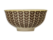 Pattern Stoneware Bowl