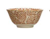 Stoneware Pattern Pinch Pot