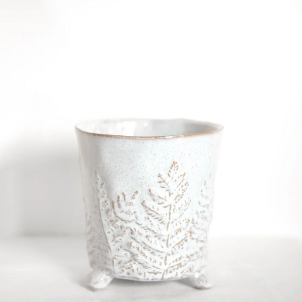 Engraved Fern Vase