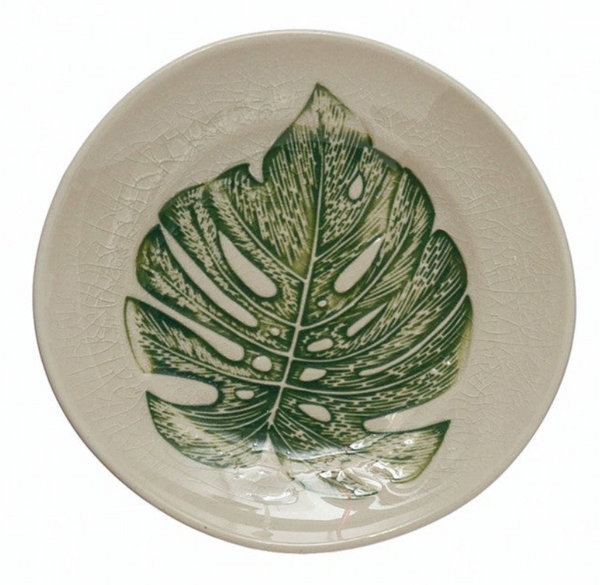 Debossed Leaf Plate