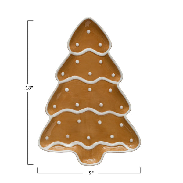 Gingerbread Tree Platter