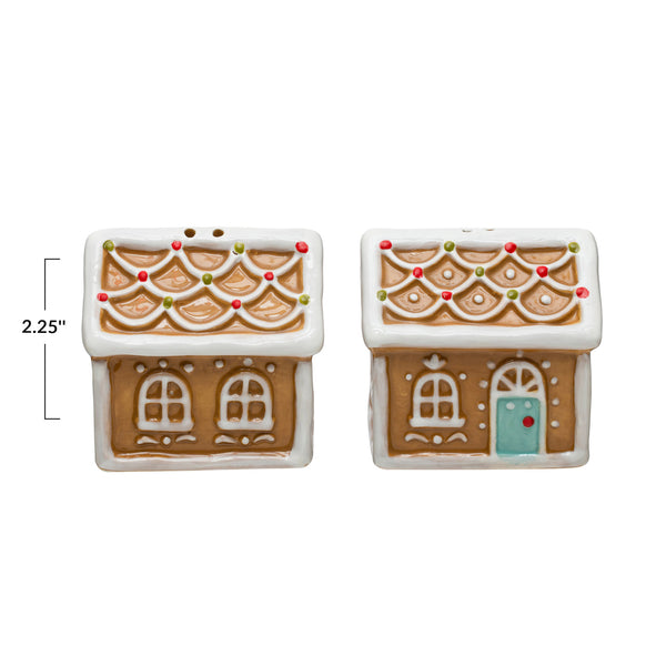 Gingerbread House Salt & Pepper Shakers