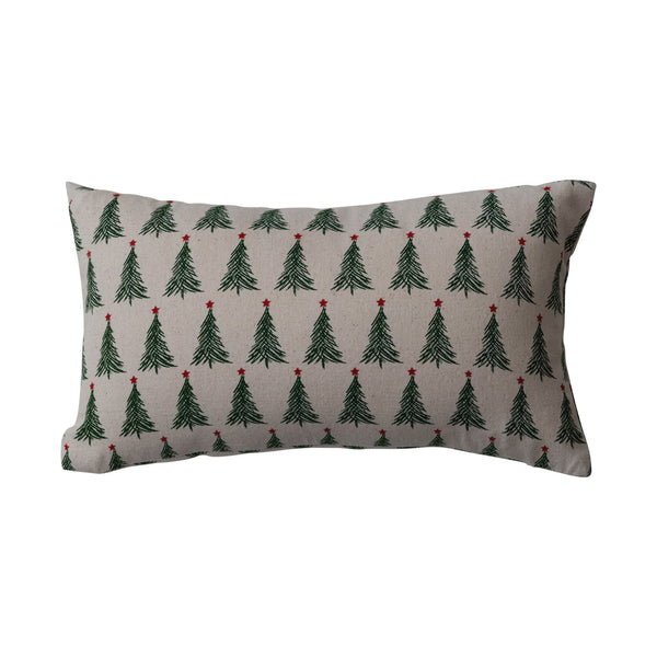 Stonewashed Tree Lumbar Pillow