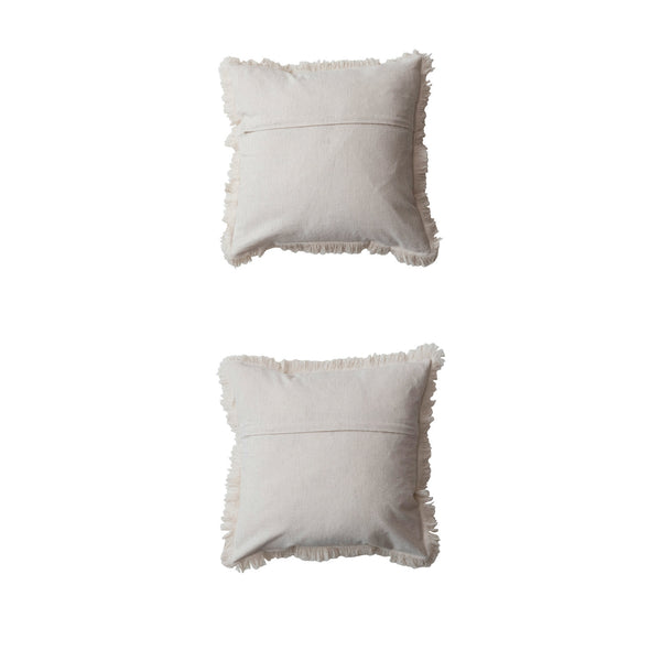 Fringe Holiday Pillow