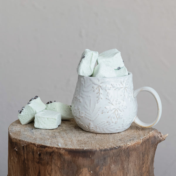 Embossed Snowflake Mug