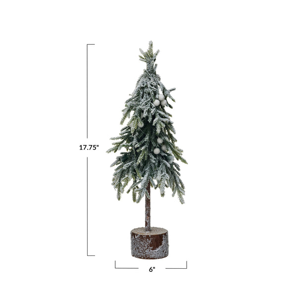 Faux Fir Tree, Two Sizes