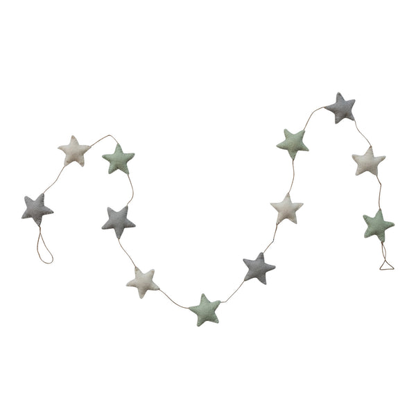 Wool Felt Star Garland