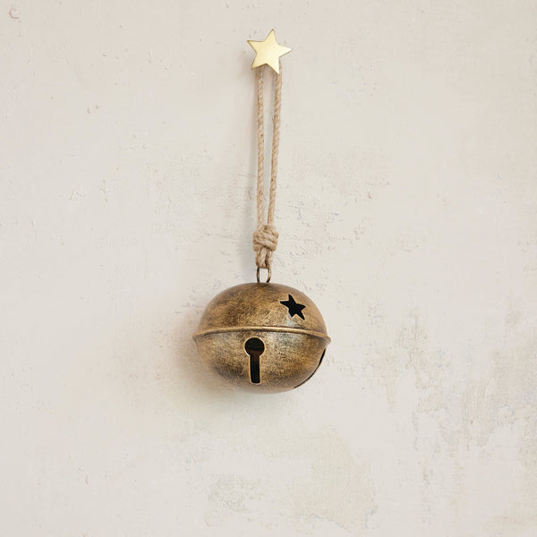 Star Cut-Out Bell Ornament