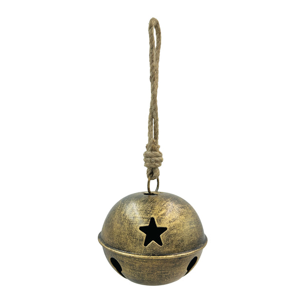 Star Cut-Out Bell Ornament