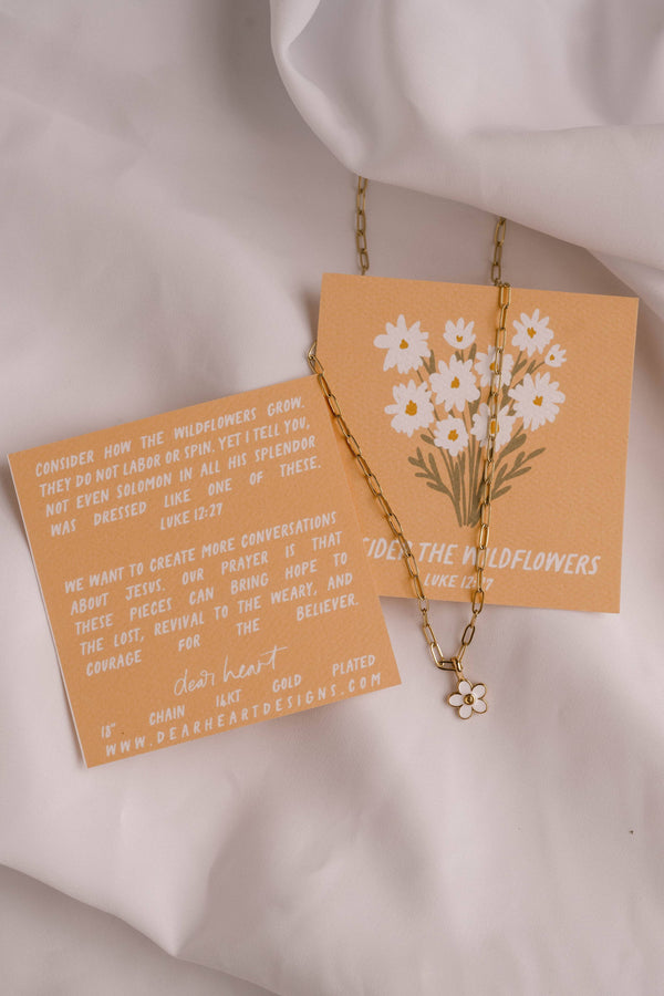 Consider The Wildflowers Charm Necklace