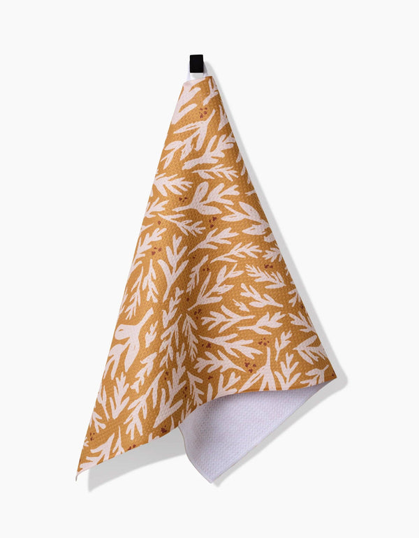 Trail Dusting Gold Tea Towel