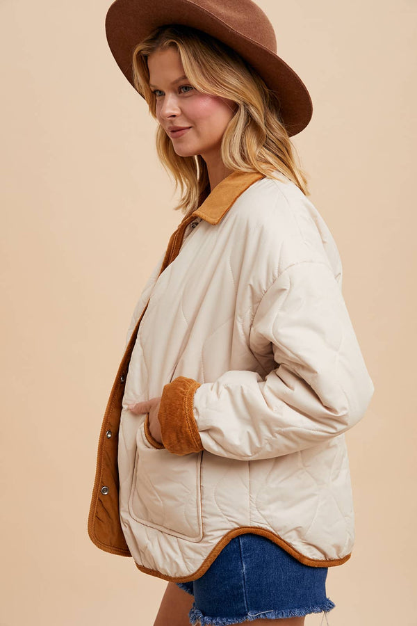 Daphne Reversible Quilted Jacket