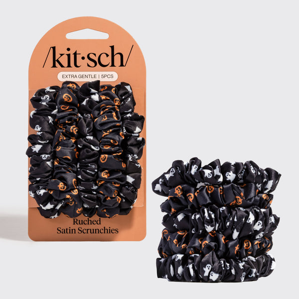 Ghosts & Pumpkins Scrunchies