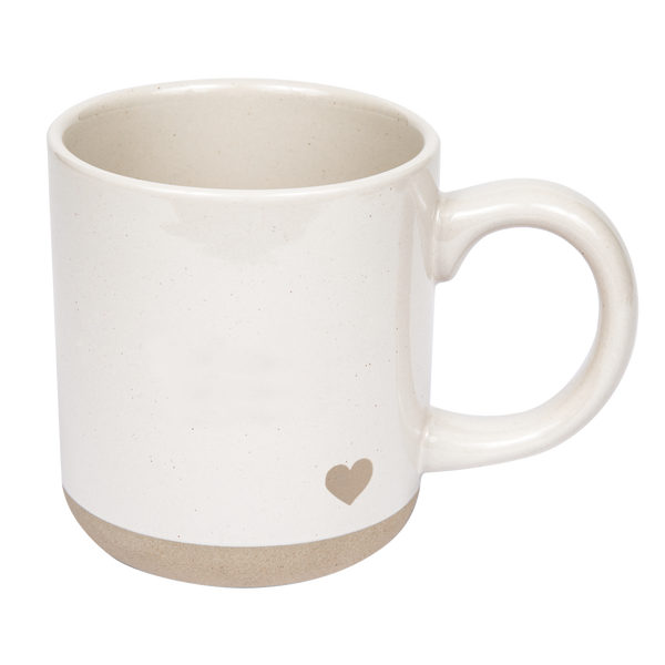 Heart Stoneware Mug