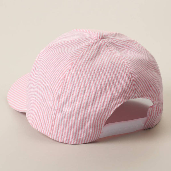 USA Gingham Stripe Trucker Hat