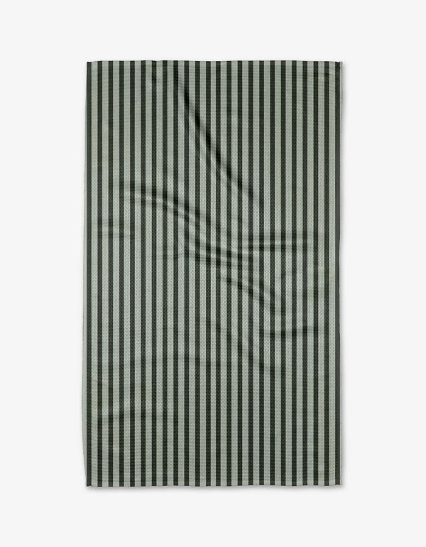 Pine Stripe Geometry Tea Towel