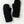 Load image into Gallery viewer, Black Knit Mittens
