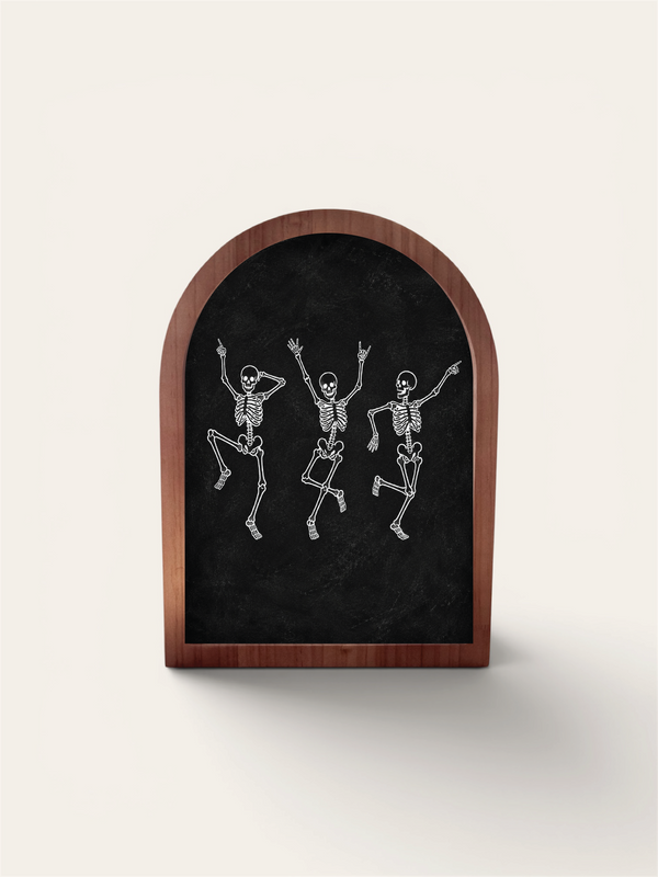 Dancing Skeletons, Framed Arch