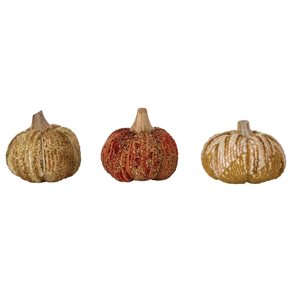 Chenille Harvest Pumpkins