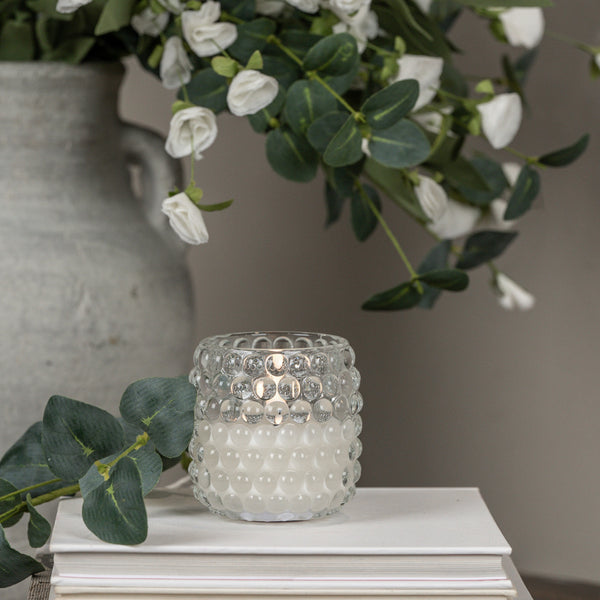 Hobnail Flameless Candle