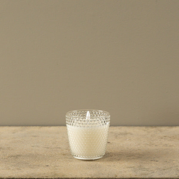 Dotty Glass Flameless Candle