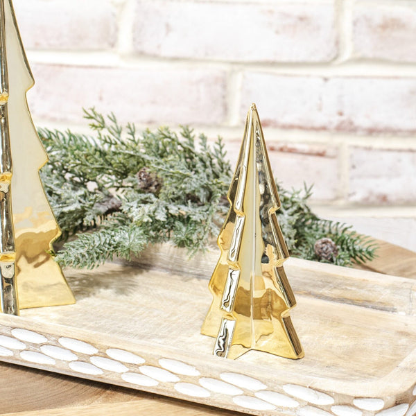 Gold Ceramic Tree, Three Sizes