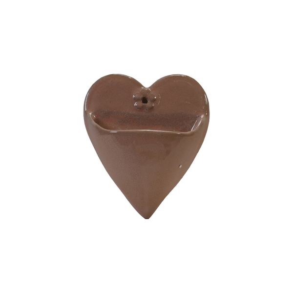 Heart Stoneware Wall Planter