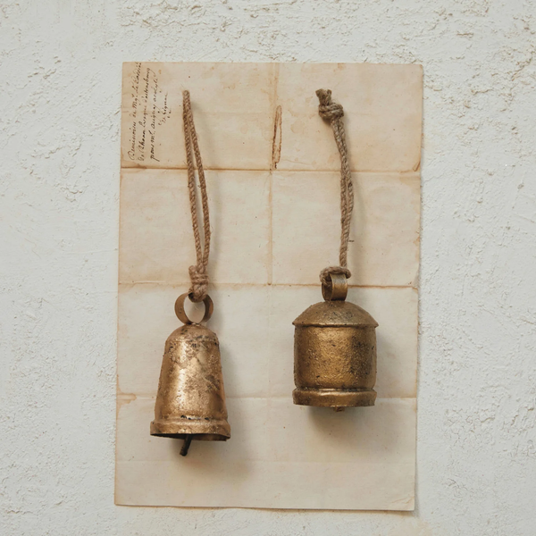 Antique Brass Bell Ornament