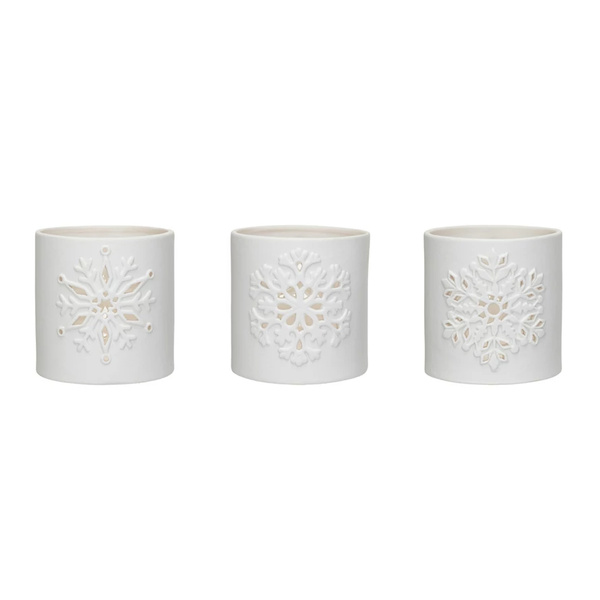 Snowflake Tealight Holder