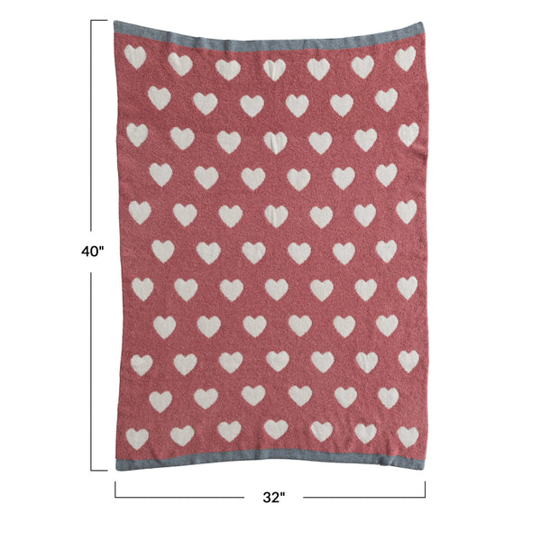 Heart Baby Blanket