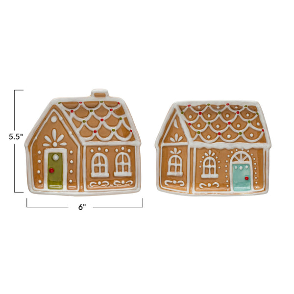 Gingerbread House Plates