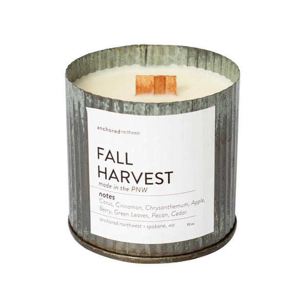 Fall Harvest Wood Wick Candle