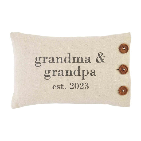 Grandparents Est. Pillow