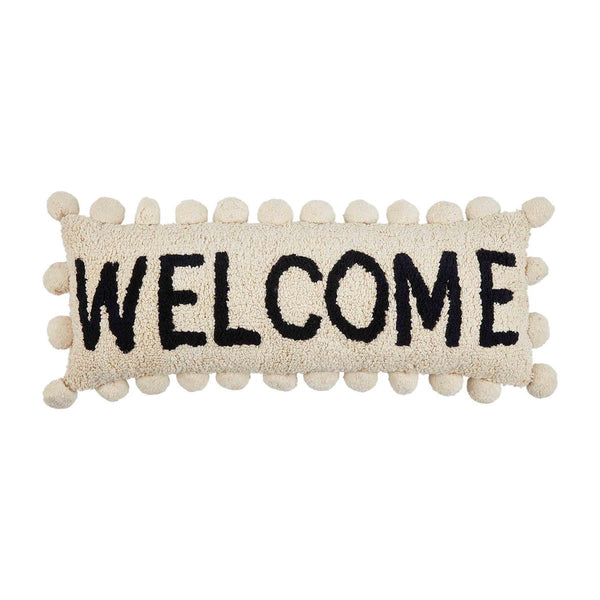 Welcome Tufted Pillow