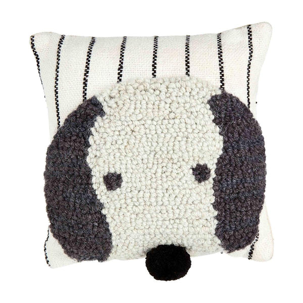 Hooked Dog Pillow
