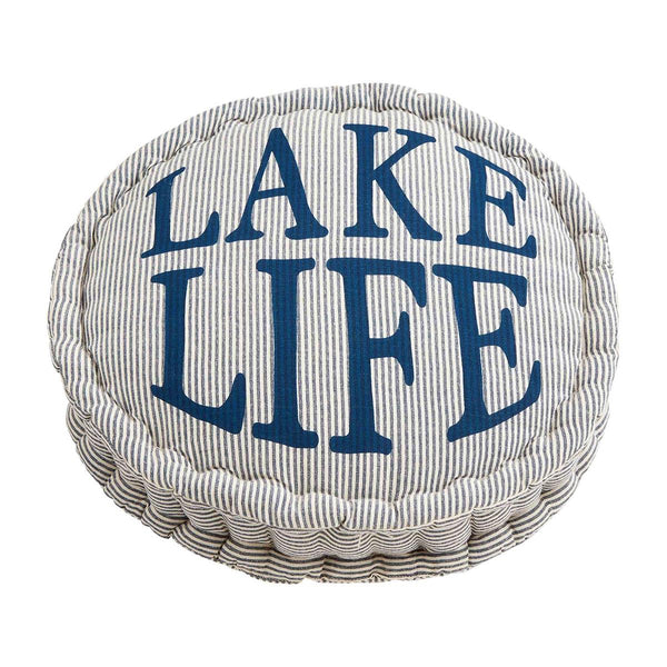 Lake Life Round Pillow
