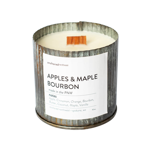 Apples & Maple Bourbon Wood Wick Candle
