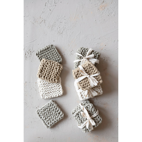 Cotton Crocheted Coasters
