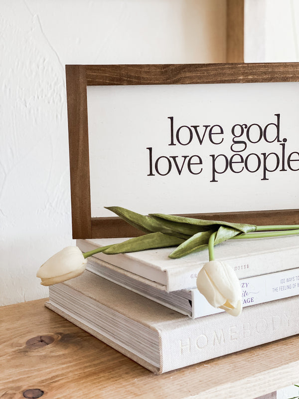Love God. Love People.